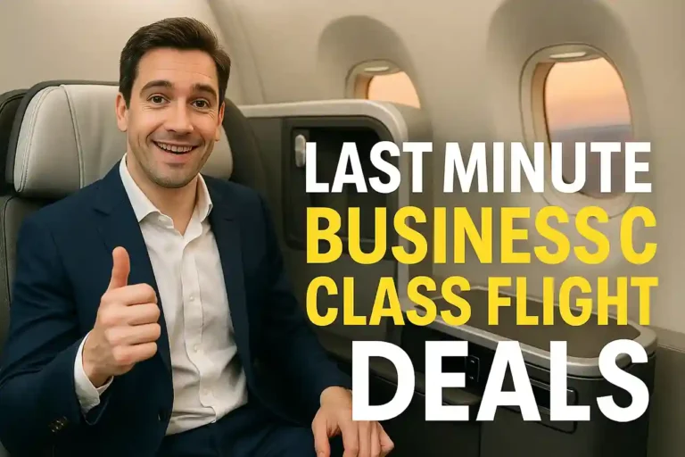last minute business class flight deals
